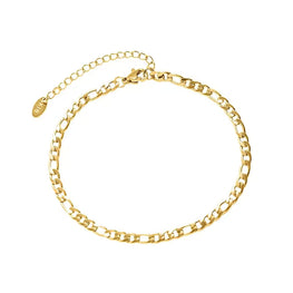 18K Gold Plated Figaro Chain Cuban 