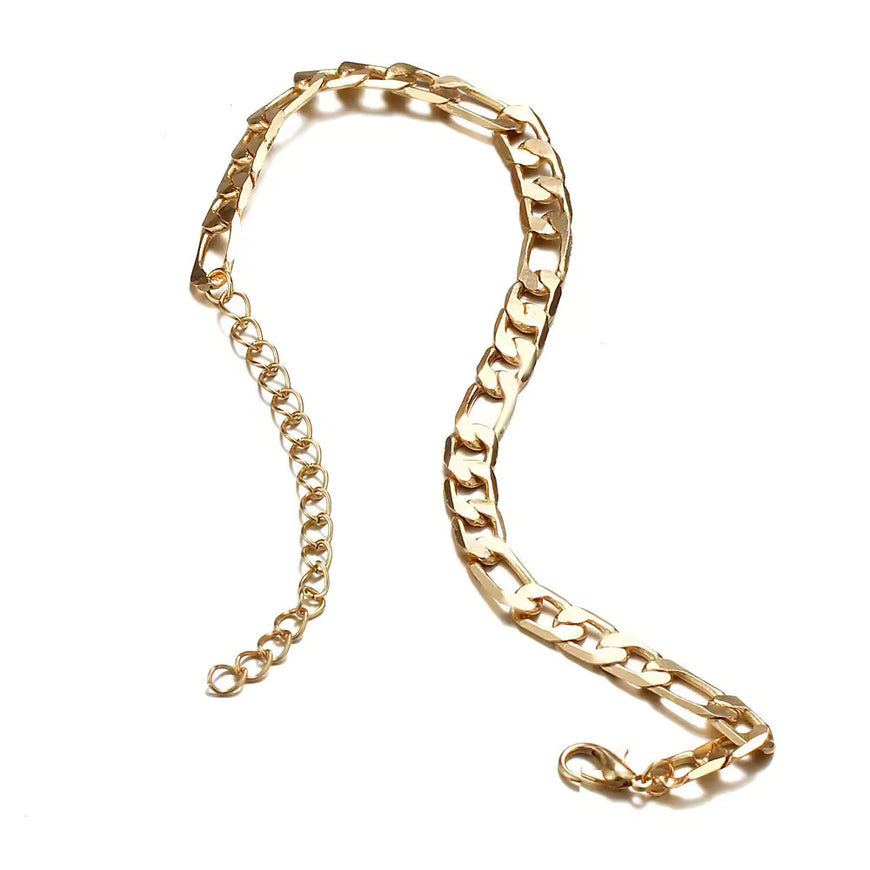 simple and fashion cz 18k gold plated iced out bling cuban link anklet