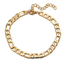 simple and fashion cz 18k gold plated iced out bling cuban link anklet